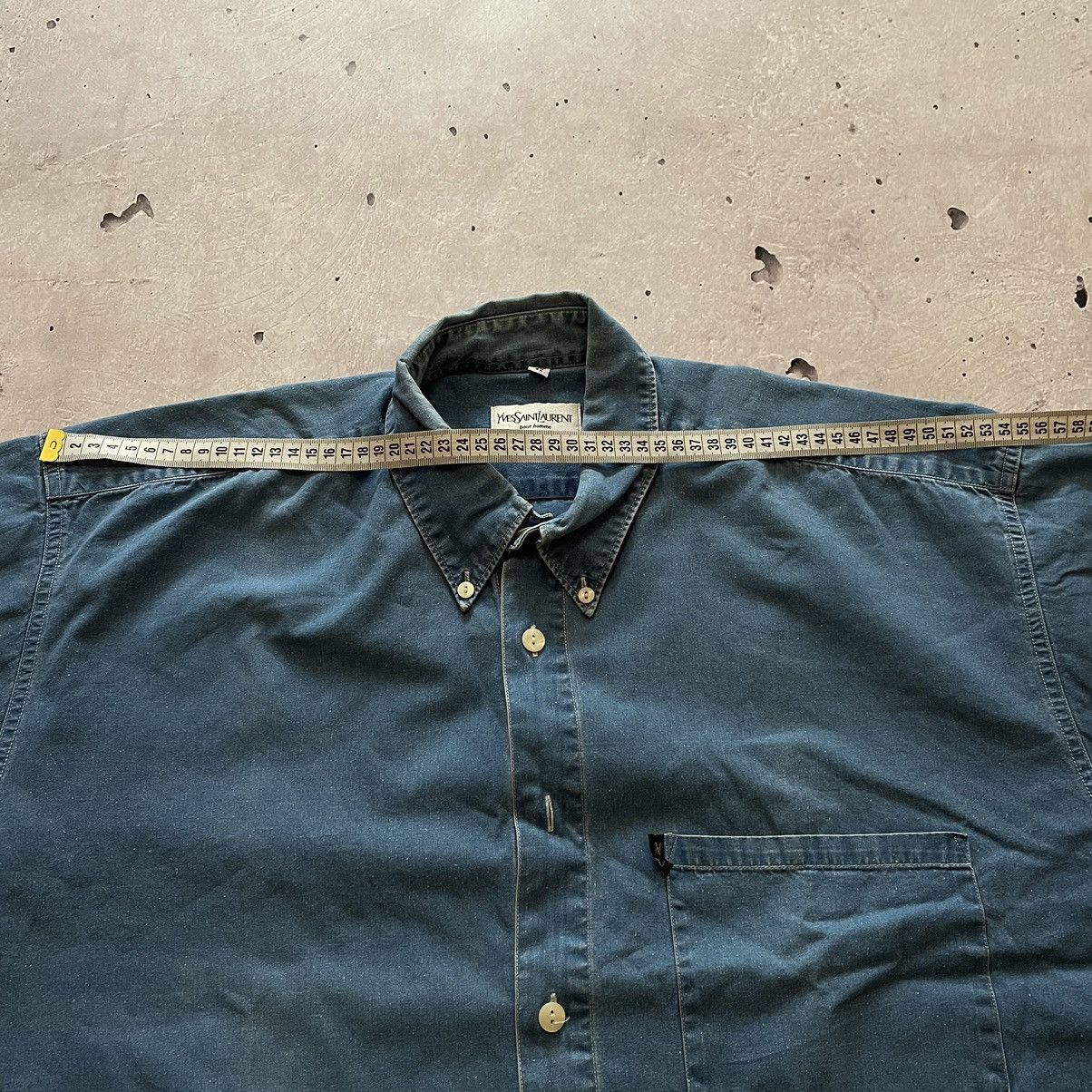 Vintage × Yves Saint Laurent 90’s Jeans YSL Shirt Denim Summer YSL Tee Size US XXL / EU 58 / 5 - 5 Thumbnail