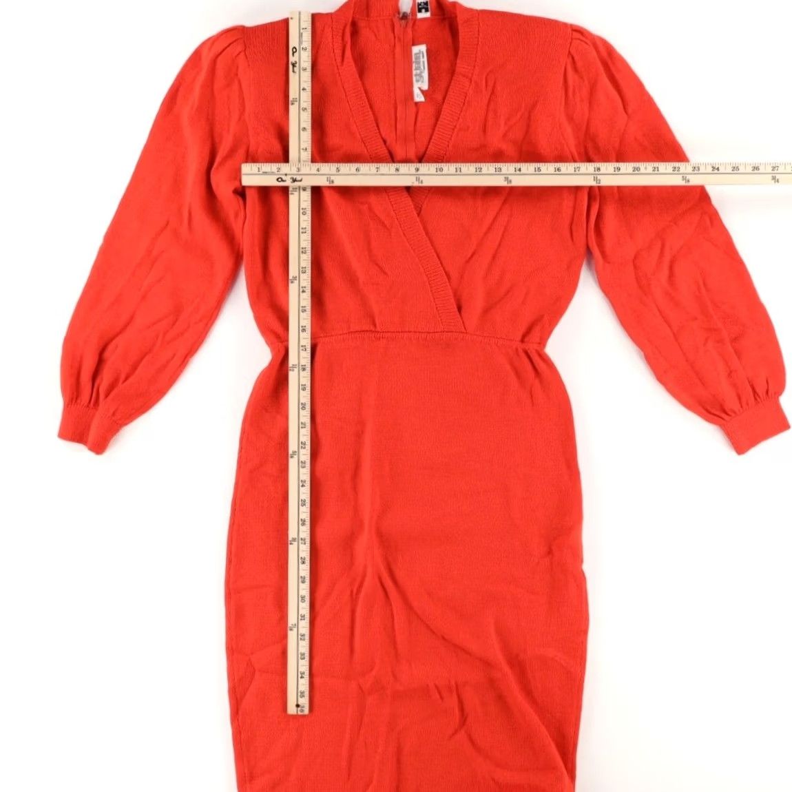 Vintage VTG St. John by Marie Gray Santana Knit BTK Dress Red Women's 10 Size L / US 10 / IT 46 - 3 Thumbnail