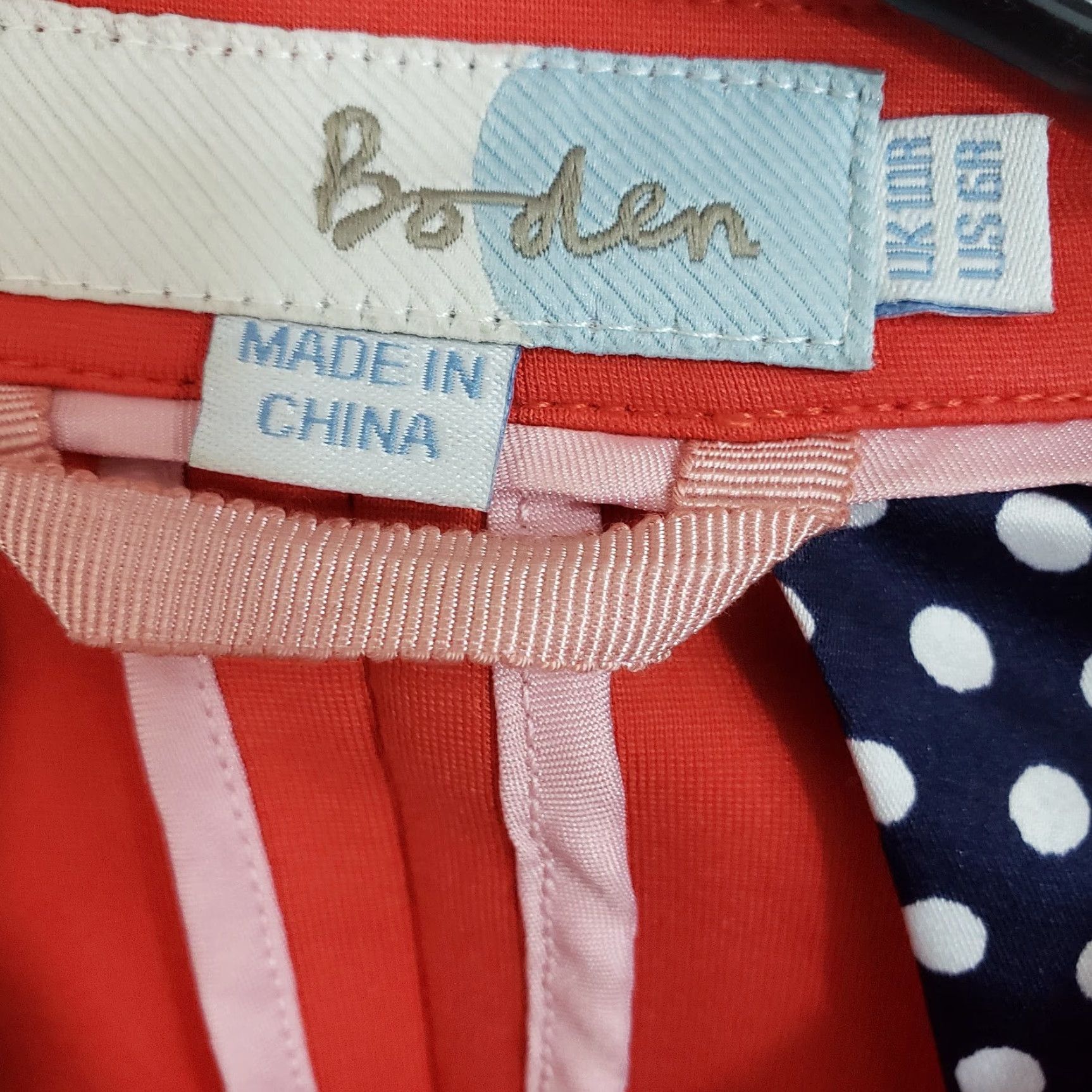 Boden Boden Blazer Womens Elizabeth Ponte 6 Orange 2 Button Viscose Blend Size M / US 6-8 / IT 42-44 - 5 Thumbnail