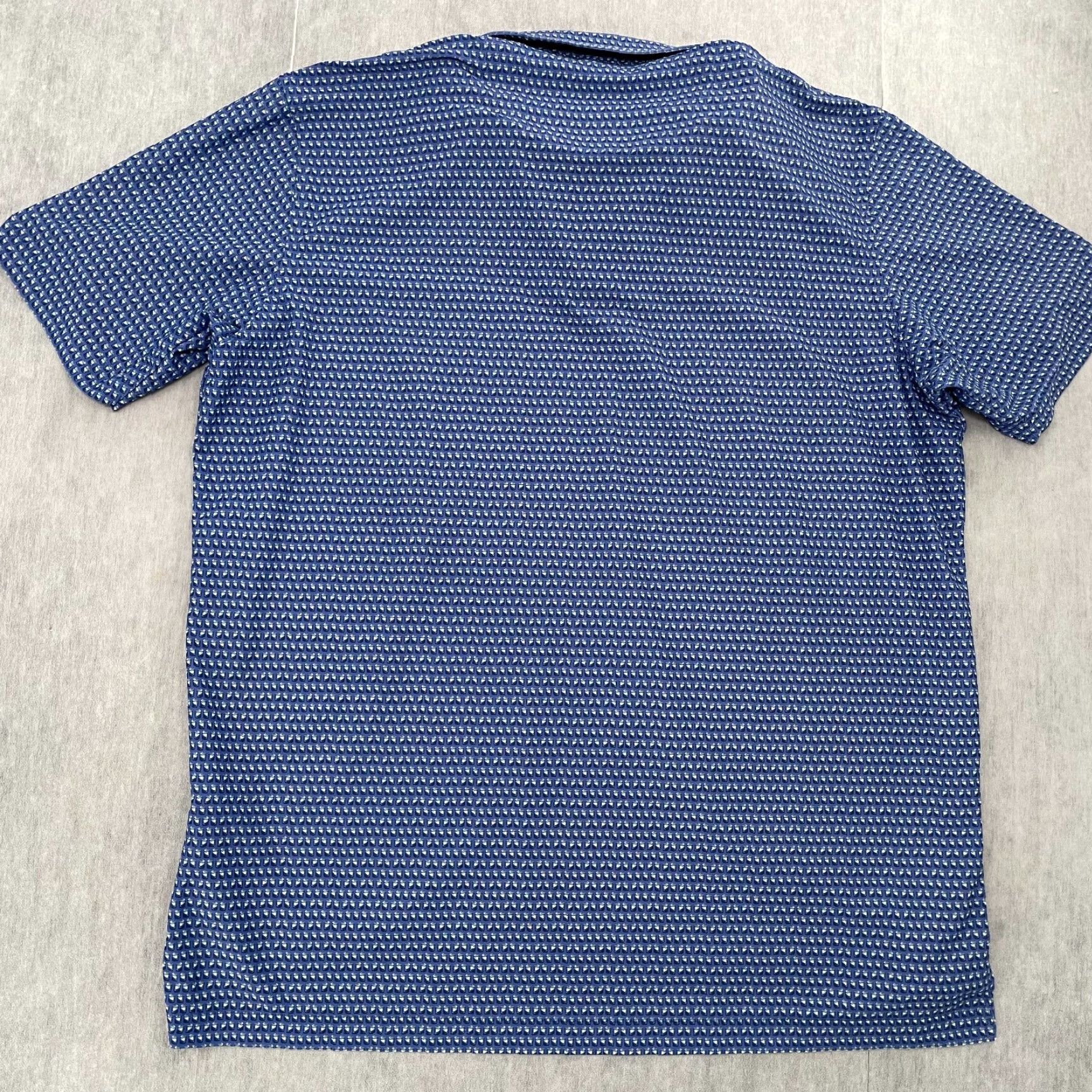Peter Millar Peter Millar Adult XL Blue Polo All Over Palma Ceia Golf Club Logo Mens Size US XL / EU 56 / 4 - 2 Thumbnail