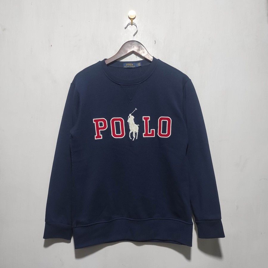Vintage POLO ralph lauren big spellout crewneck sweatshirt