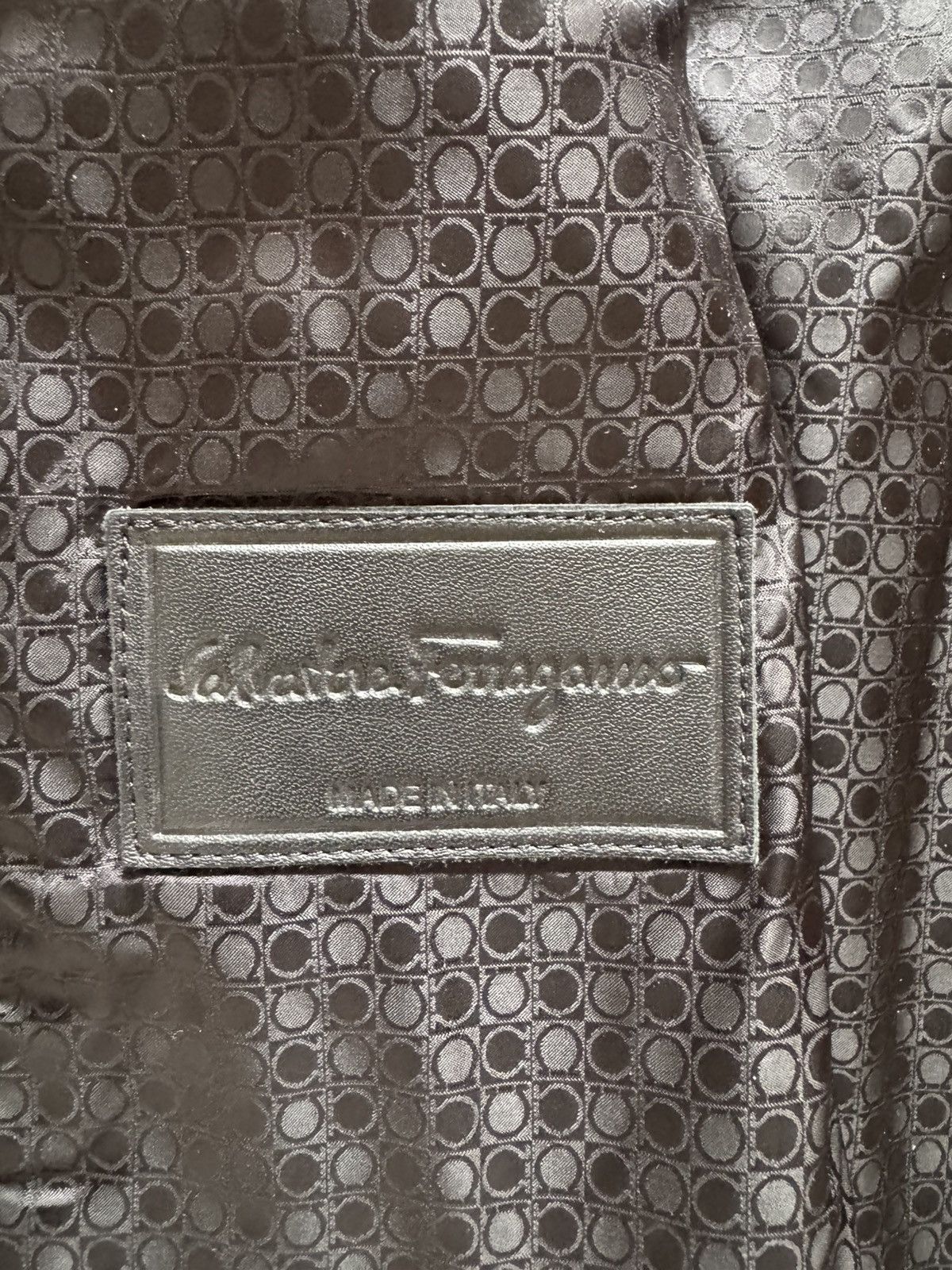 Salvatore Ferragamo Salvatore Ferragamo Leather Jacket Size US XL / EU 56 / 4 - 4 Thumbnail