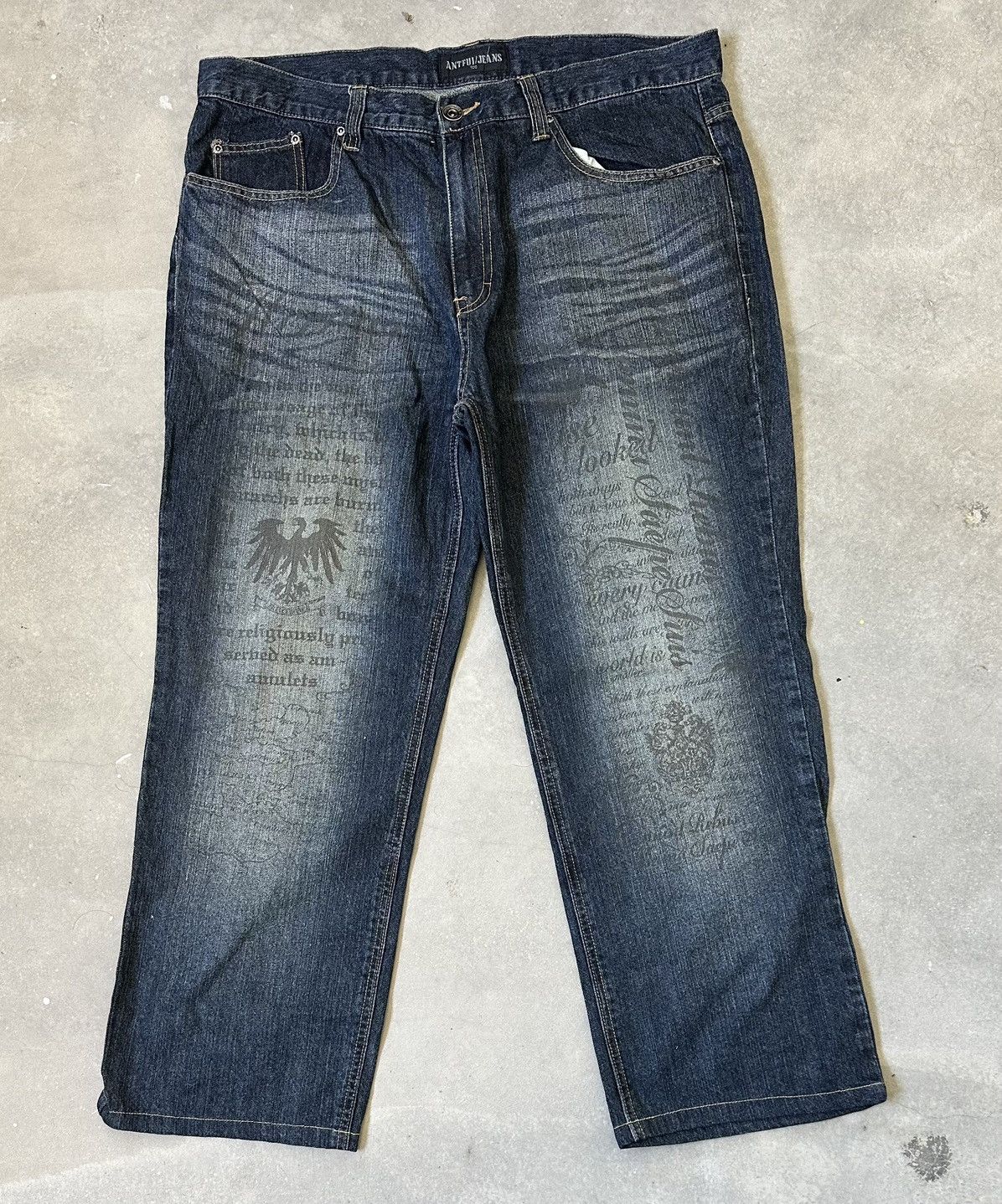 Japanese Brand VINTAGE ANTUI JEANS IF SIX WAS NINE DENIM PANG Size US 40 / EU 56 - 1 Thumbnail