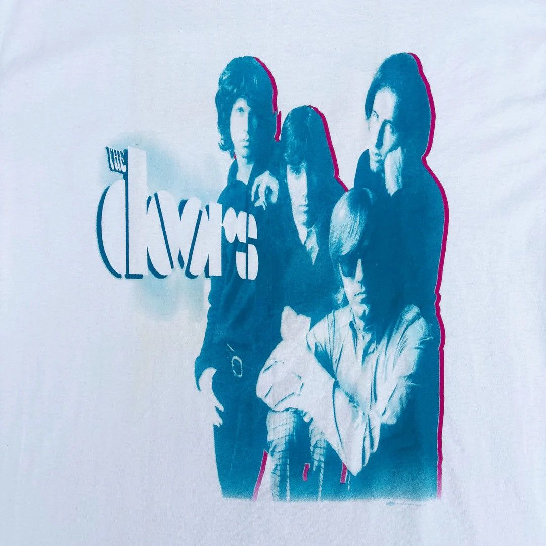 Band Tees The Doors 1995 90s Vintage Band Merch Winterland USA T-Shirt Size US XL / EU 56 / 4 - 3 Thumbnail