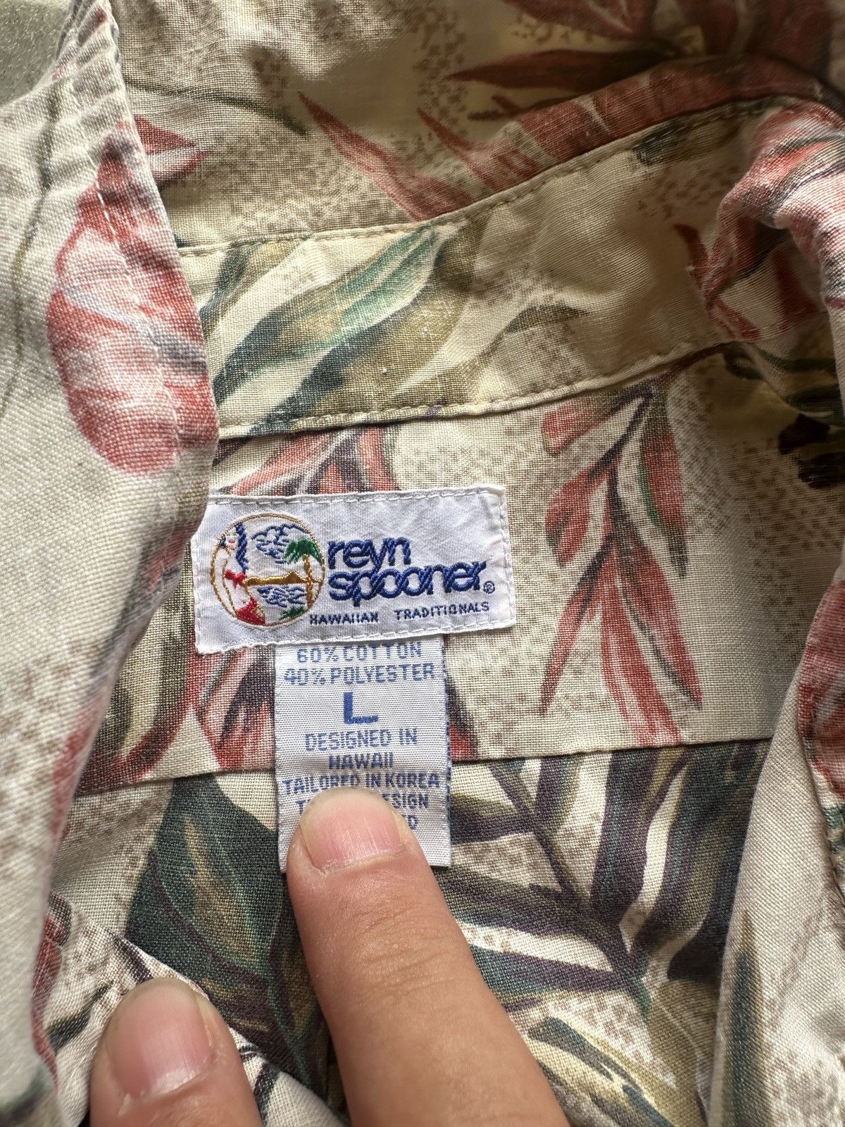 Reyn Spooner PreOwned Reyn Spooner Multicolored Hawaiian Floral Men's L Size US L / EU 52-54 / 3 - 4 Thumbnail