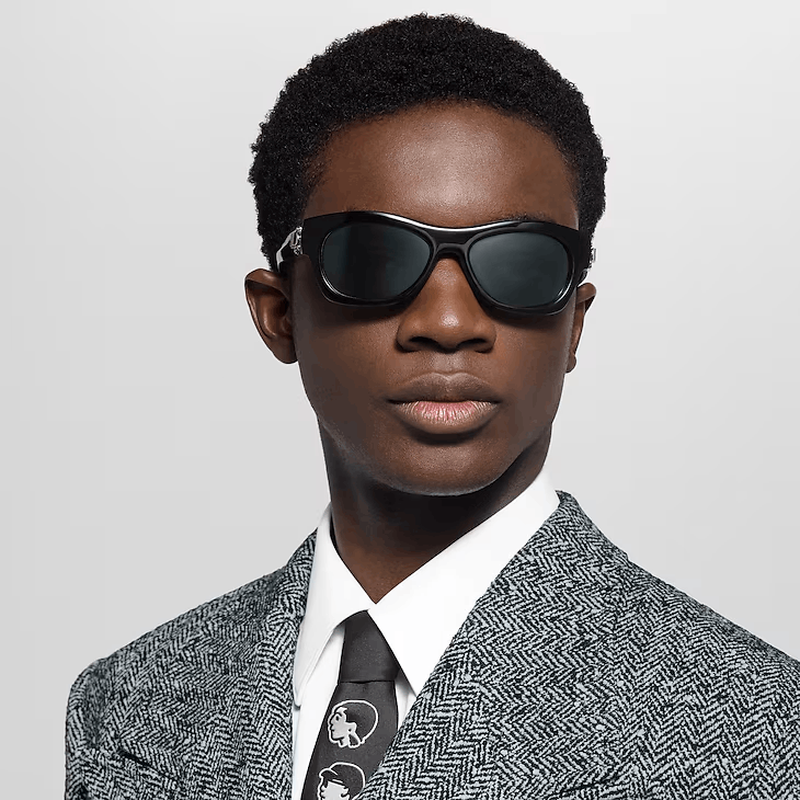 Louis Vuitton LV Frog Round Square Sunglasses Size ONE SIZE - 4 Thumbnail