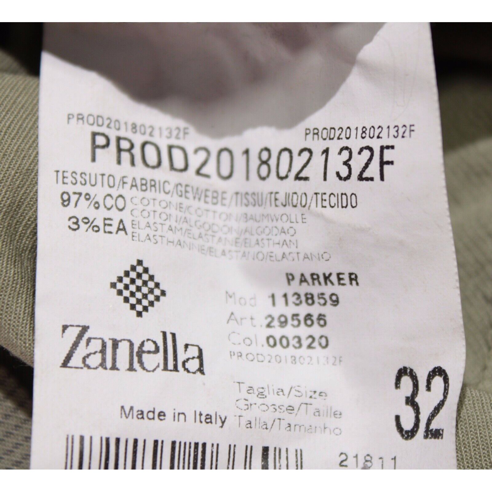 Zanella Zanella New with tags Chino Size 32 US In Green Size US 32 / EU 48 - 5 Thumbnail