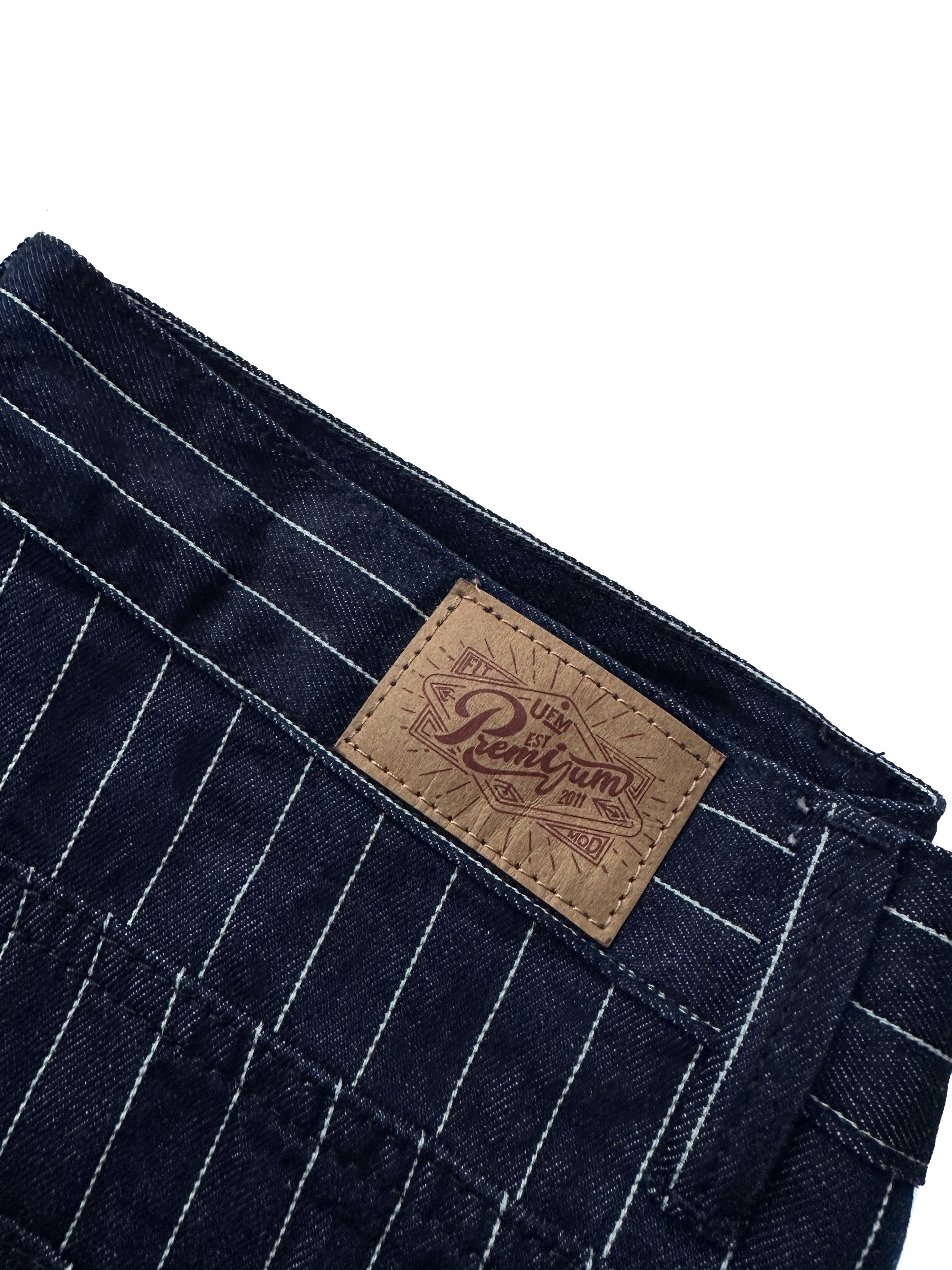 Japanese Brand KaraKu 1920s Wabash Stripe Work Pants by Uncle Fu Size US 32 / EU 48 - 3 Thumbnail