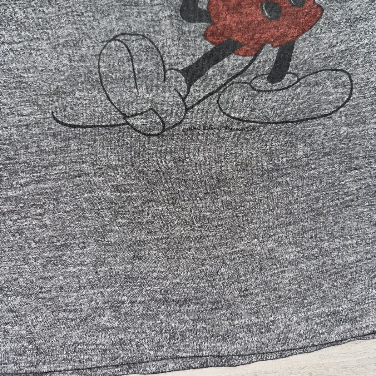 Disney Vintage Baby T Ringer Mickey Shirt Size S / US 4 / IT 40 - 3 Thumbnail