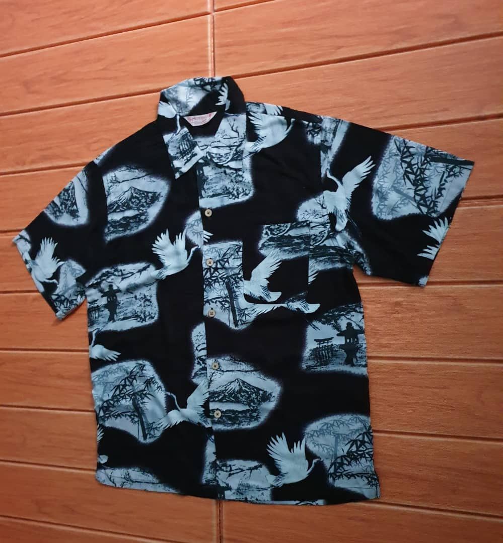 Japanese Brand 💥Honolulu bird yakuza style Hawaiian shirt Size US M / EU 48-50 / 2 - 6 Thumbnail