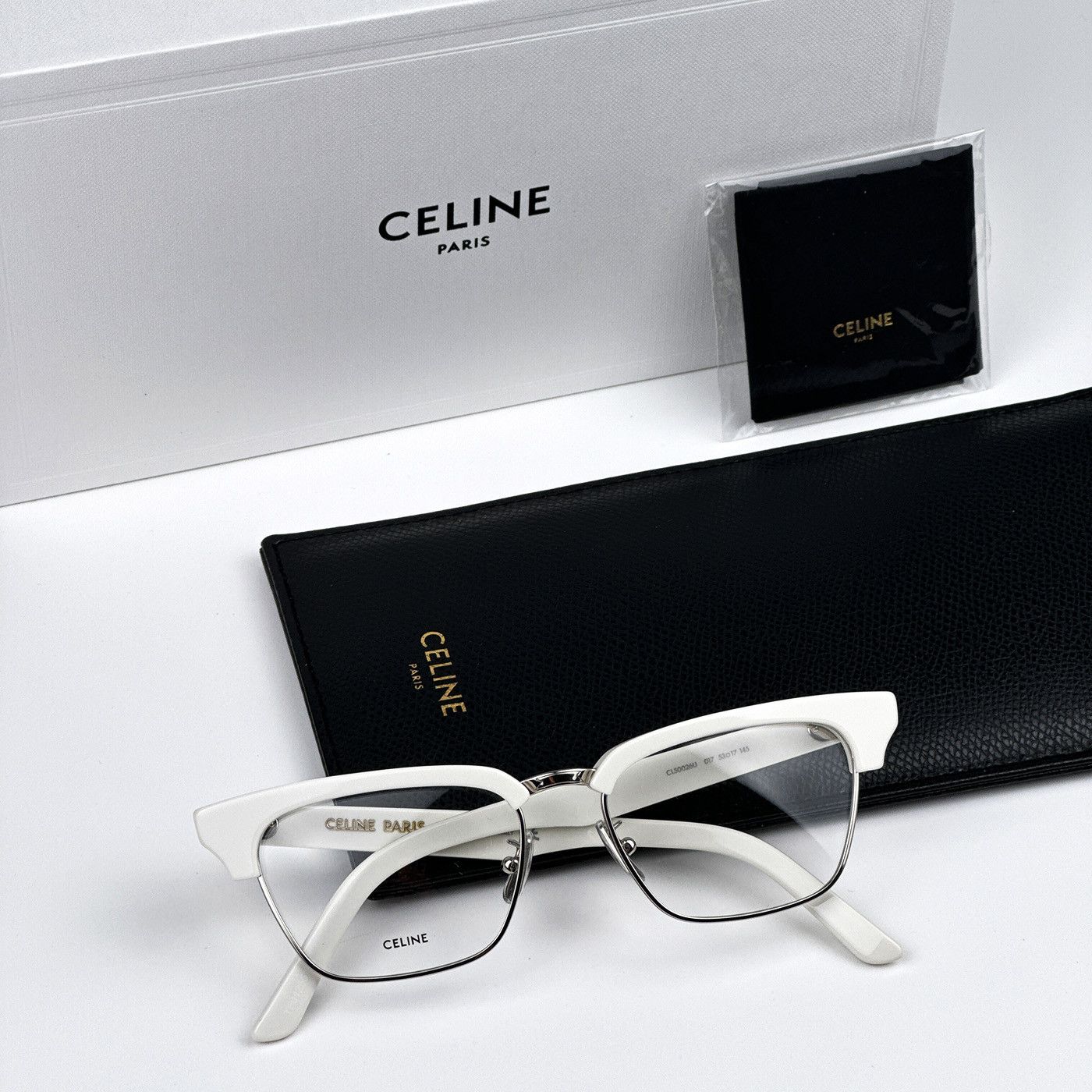Celine NEW Celine CL50026U 017 Women Eyeglasses CL 50026U Size ONE SIZE - 10 Thumbnail