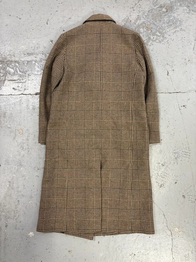 Marithe + Francois Girbaud 2000s Marithé + François Girbaud Beige Wool Tartan Long Coat Size US S / EU 44-46 / 1 - 5 Thumbnail
