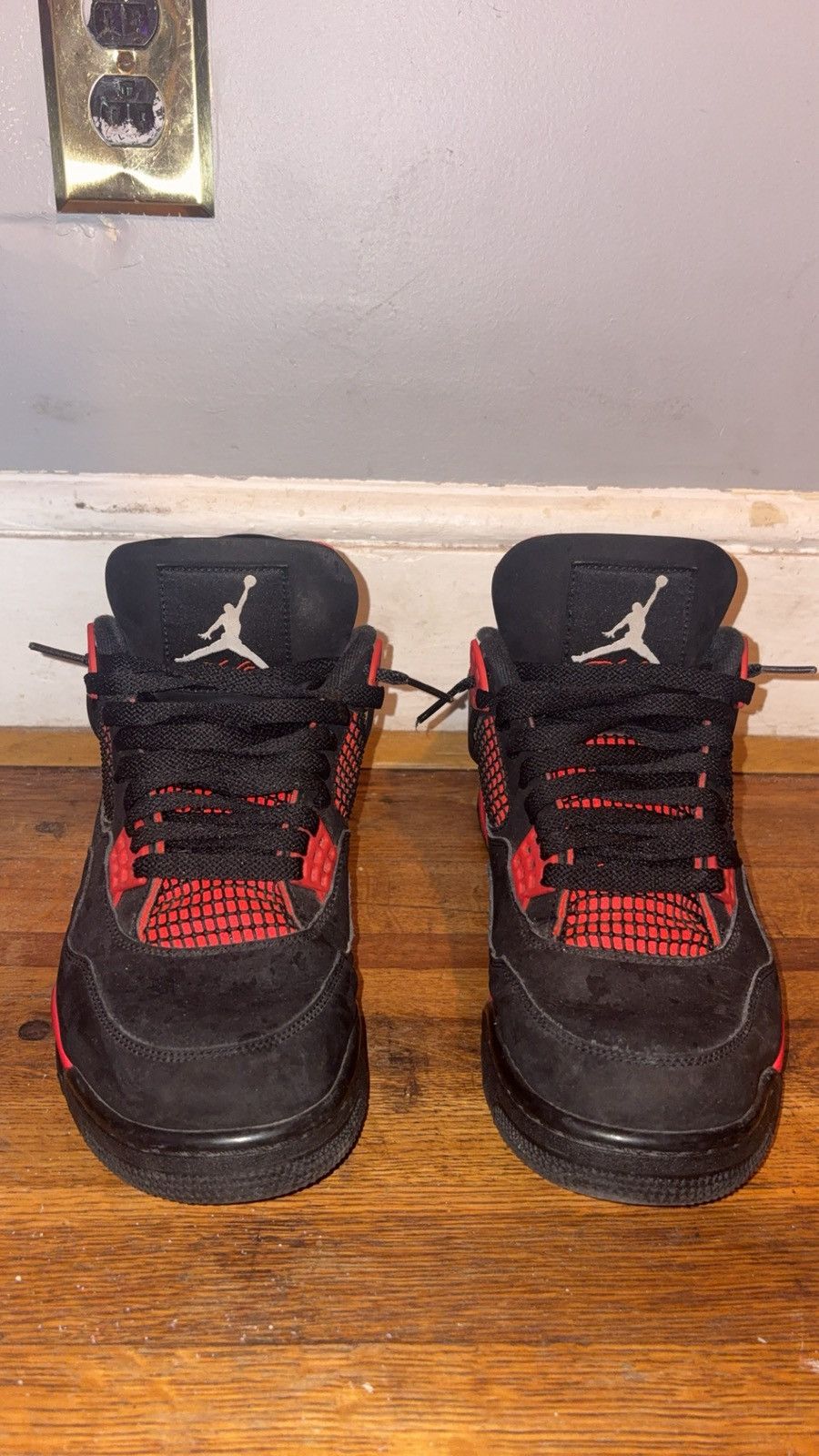 Jordan Brand Jordan 4 Red Thunder Size US 11.5 / EU 44-45 - 1 Thumbnail
