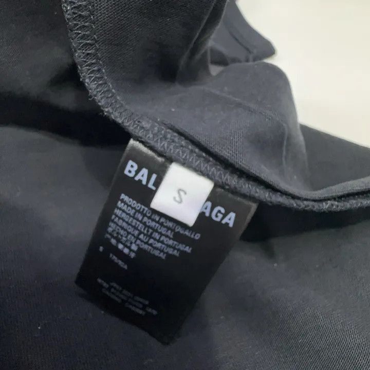Balenciaga Balenciaga Balenciaga Black Logo Short Sleeve TShirt -2507 Size US S / EU 44-46 / 1 - 4 Thumbnail