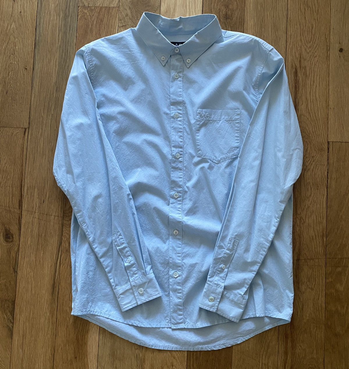 A.P.C. APC Long Sleeve Button Up Shirt Size US M / EU 48-50 / 2 - 1 Thumbnail