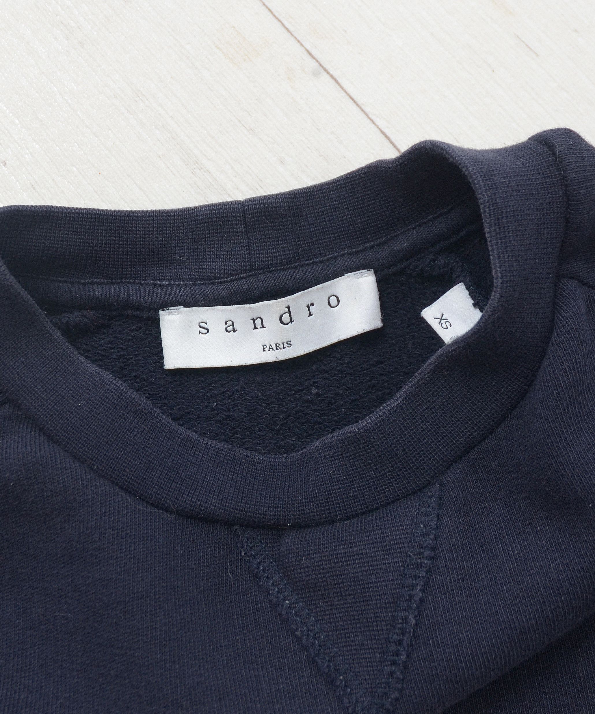 Sandro Vintage Sandro Paris Appliqué Sweatshirt Crewneck Unisex Size US XS / EU 42 / 0 - 7 Thumbnail