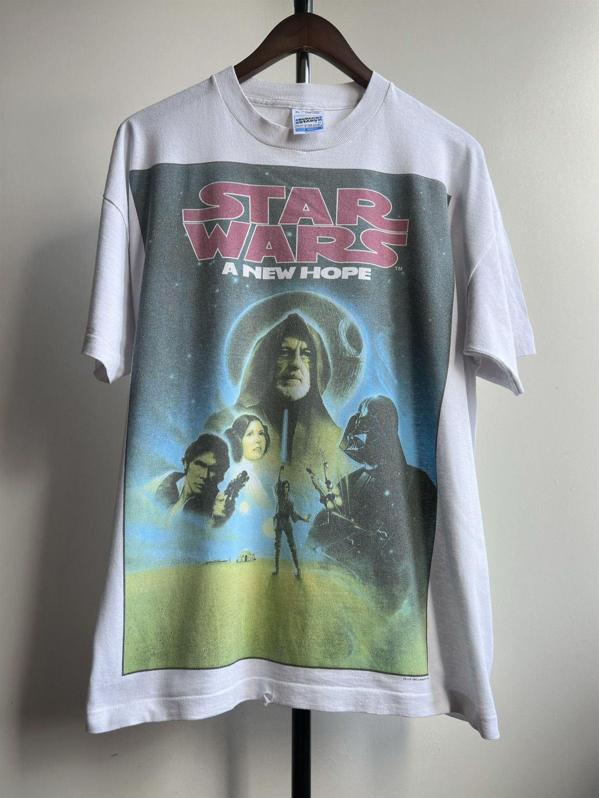 Vintage 1995 Star Wars A New Hope Promo Movie Tee