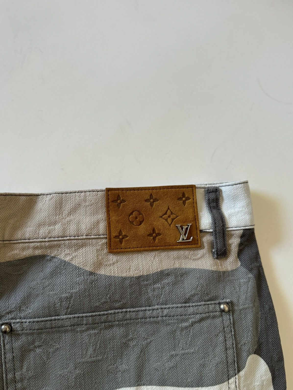 Louis Vuitton Louis Vuitton Patchworked Portrait Jeans Size US 38 / EU 54 - 5 Thumbnail