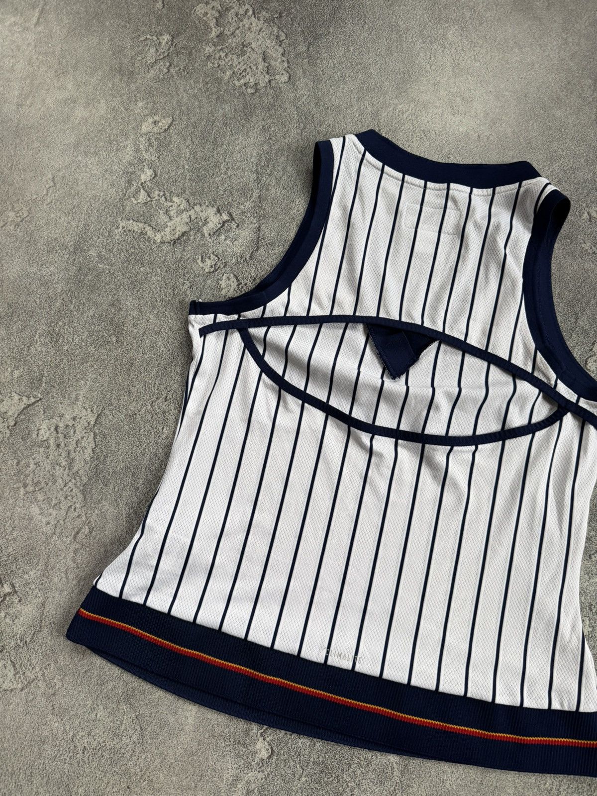 Adidas Adidas & Pharrell Williams striped tank top sleeveless Size L / US 10 / IT 46 - 12 Thumbnail