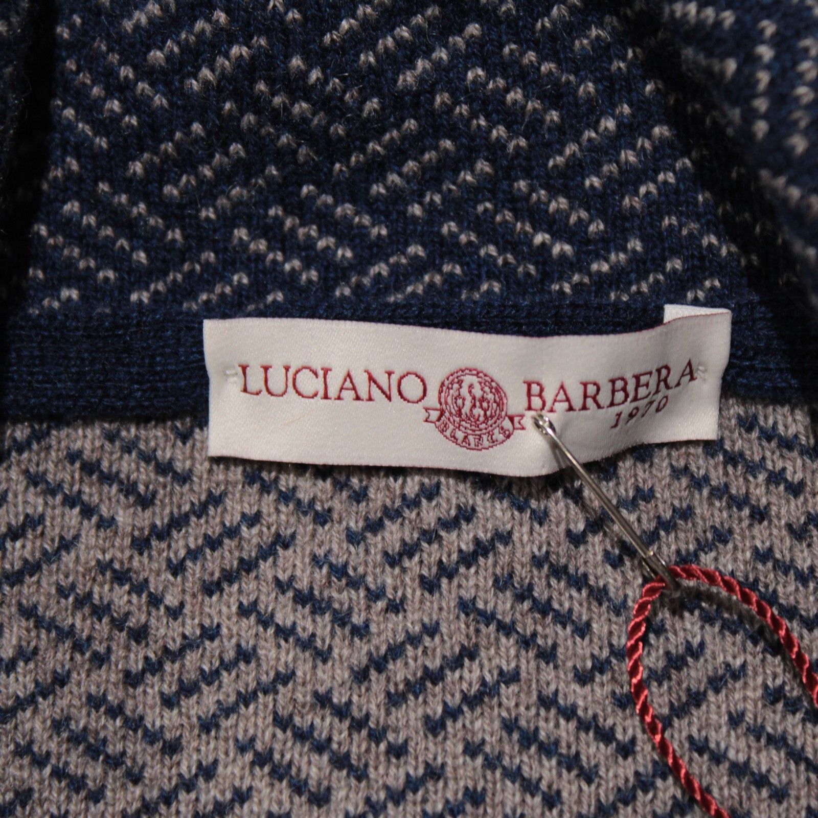 Luciano Barbera Luciano Barbera Sweater Size US M in Blue Size US M / EU 48-50 / 2 - 7 Thumbnail