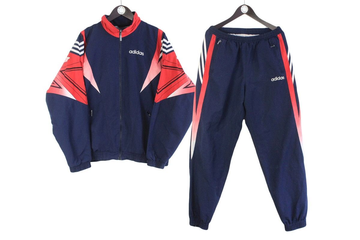 Adidas Vintage Adidas Tracksuit 80’s Size US 34 / EU 50 - 1 Thumbnail