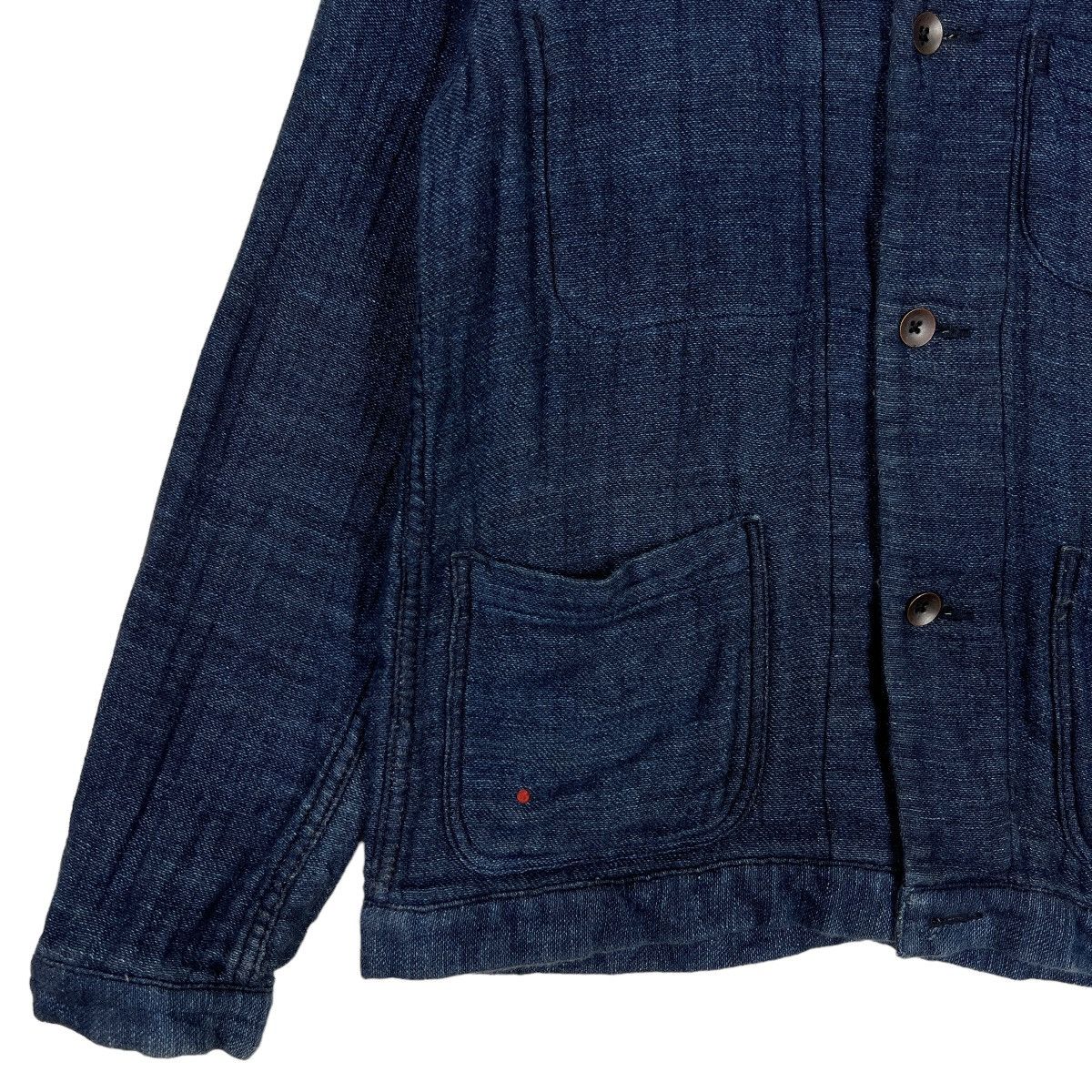 Paul Smith × Paul Smith Red Ear 🔥 RED EAR BY PAUL SMITH INDIGO CHORE JACKET MADE IN JAPAN Size US L / EU 52-54 / 3 - 4 Thumbnail