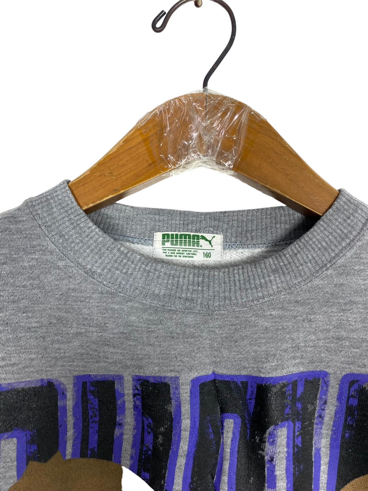 Puma Rare‼️ Vintage Puma Sweatshirt Big Logo Size S / US 4 / IT 40 - 3 Thumbnail