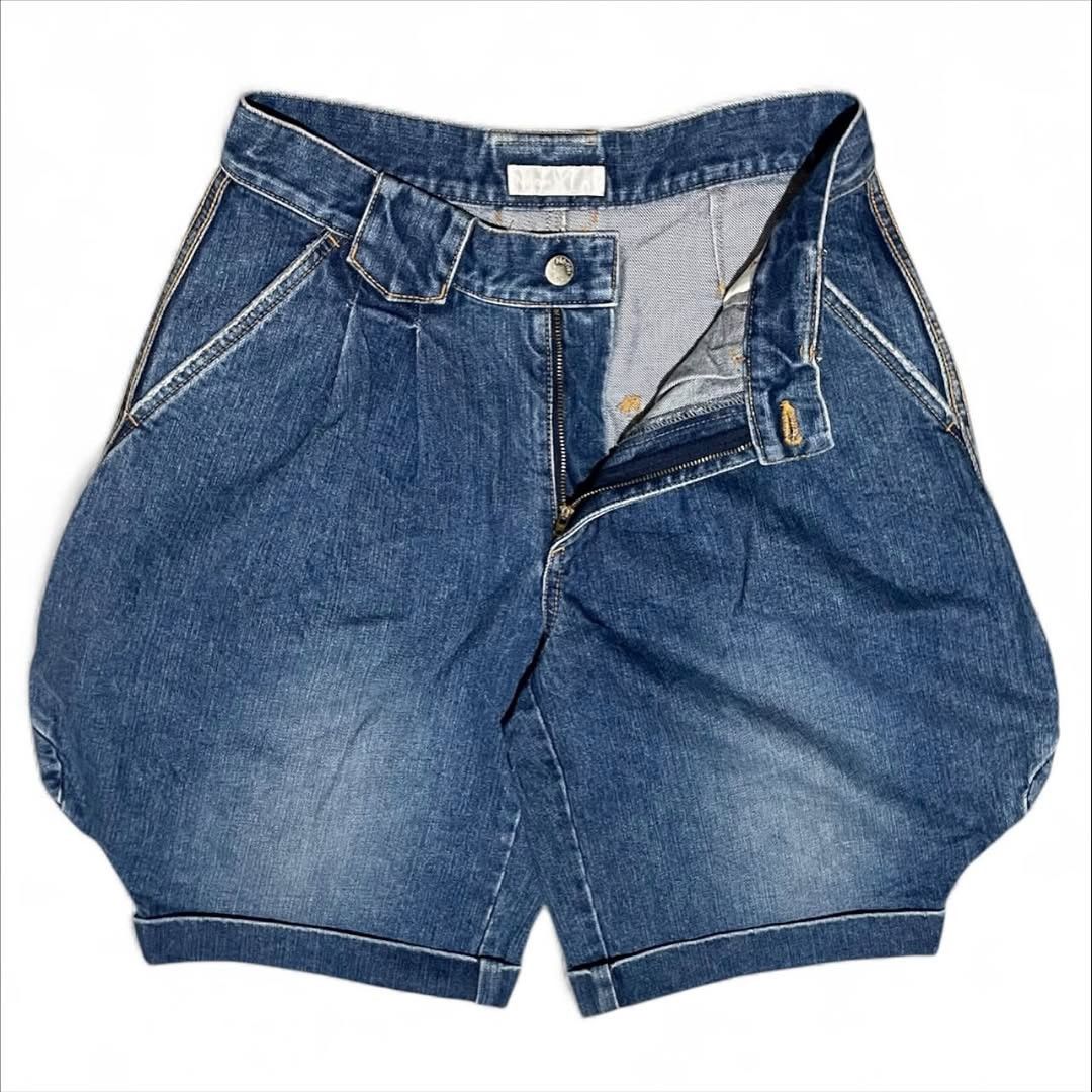 Issey Miyake Ne-net Issey Miyake Denim Short Balloon Pants Size US 30 / EU 46 - 4 Thumbnail