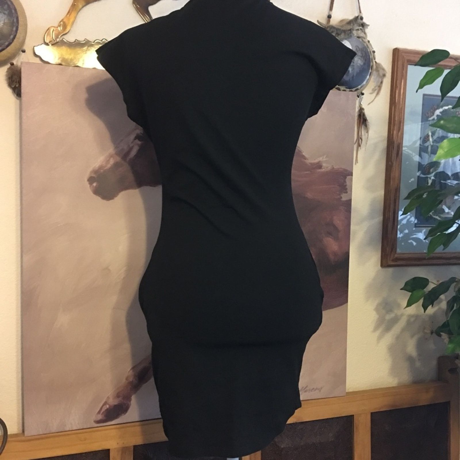 Other Gagaopt No 9 Chic black stretch shirt dress M Size M / US 6-8 / IT 42-44 - 6 Thumbnail