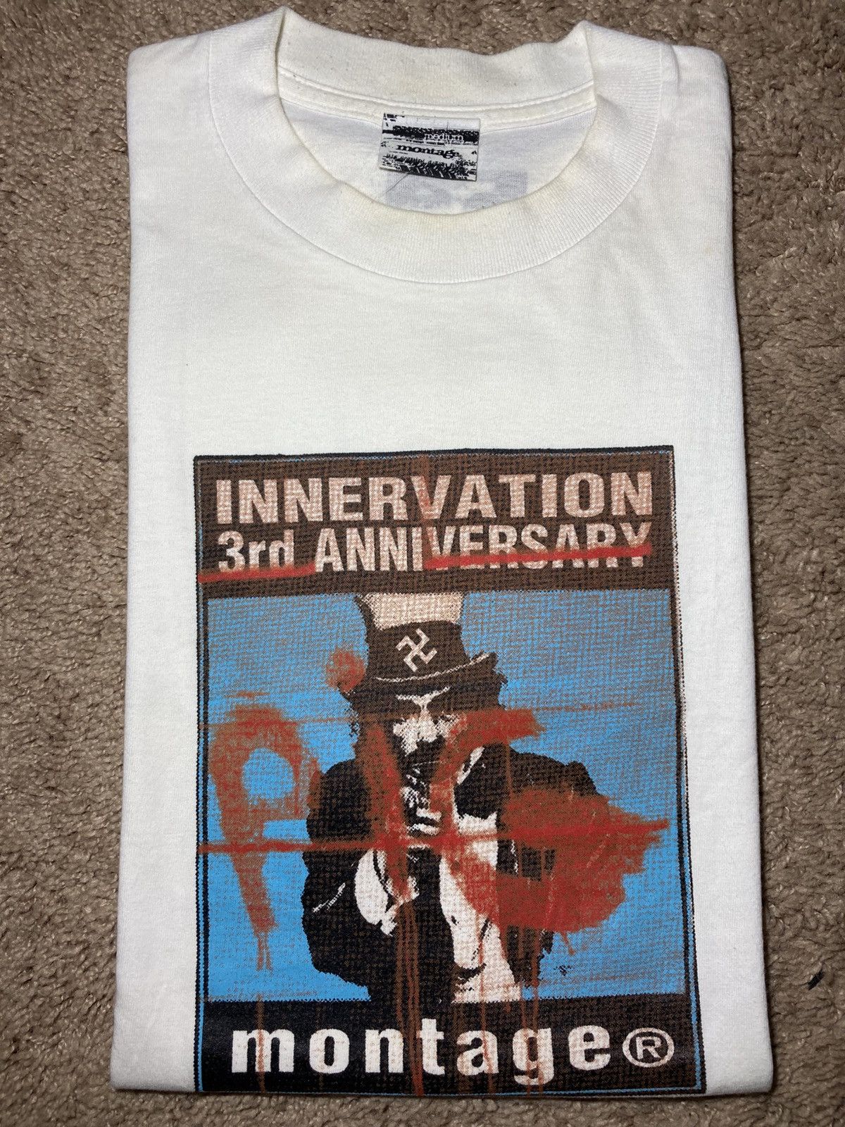 2000 Montage Anniversary Pig Manson Nazi Swastika 90s Punk