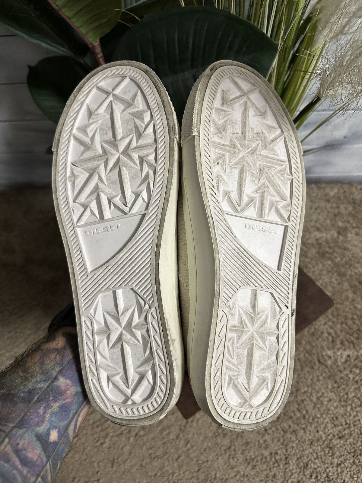 Diesel Rare Luxury Hi Top Sneakers Diesel Punk Logo Size US 9 / EU 42 - 7 Thumbnail