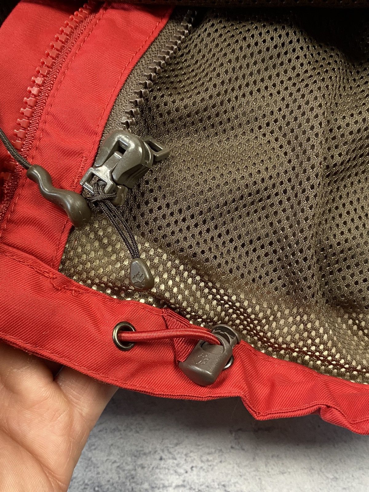 Jack Wolfskin Jack Wolfskin Texapore Outdoor Gorpcore Jacket Red Size XL Size US XL / EU 56 / 4 - 17 Thumbnail