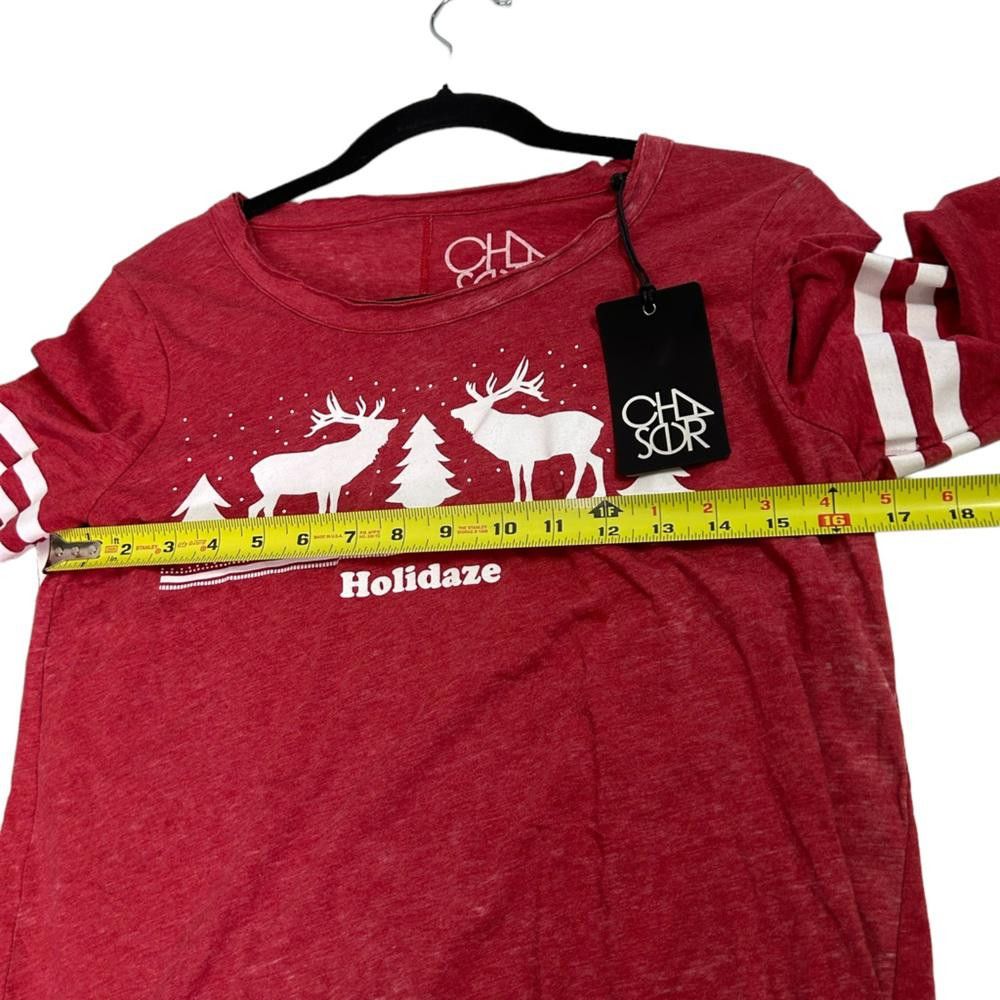 Chase Authentics Chaser l NWT Holidaze Holiday Long Sleeve Tee Medium Size M / US 6-8 / IT 42-44 - 6 Thumbnail