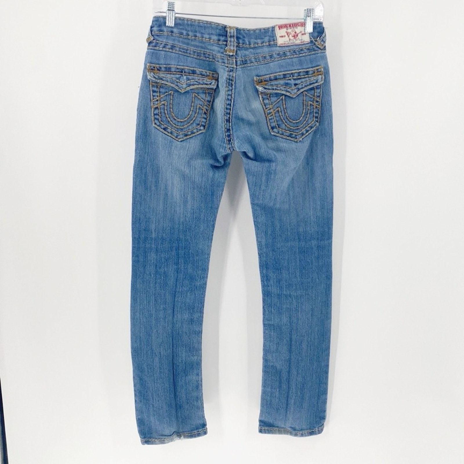 True Religion Vintage True Religion low rise Y2K straight leg jeans sz 27 Size 27" / US 4 / IT 40 - 2 Thumbnail