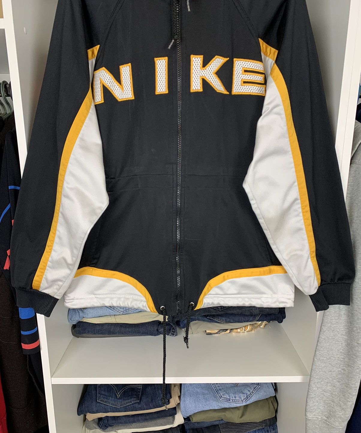 Vintage Vintage Nike Big Logo Zip Hoodie Size US XS / EU 42 / 0 - 16 Thumbnail
