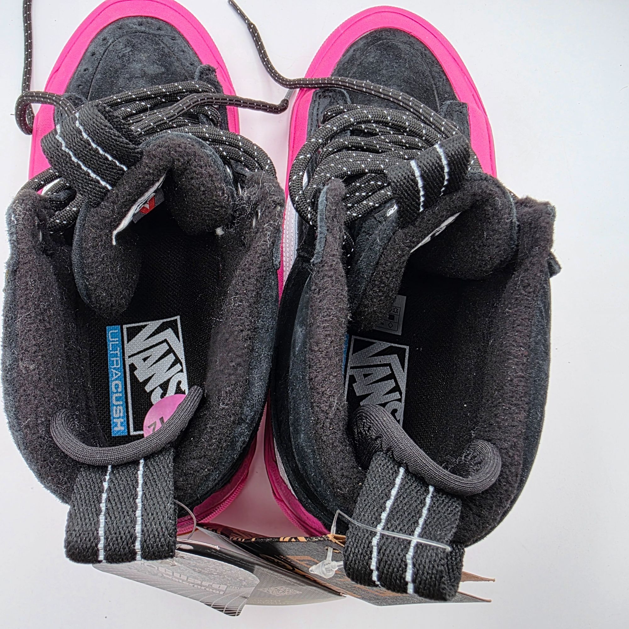 Vans Vans Sk8 Hi Dip MTE 2 Womens Size 7 Black Pink High Top Shoe Size US 7 / IT 37 - 5 Thumbnail