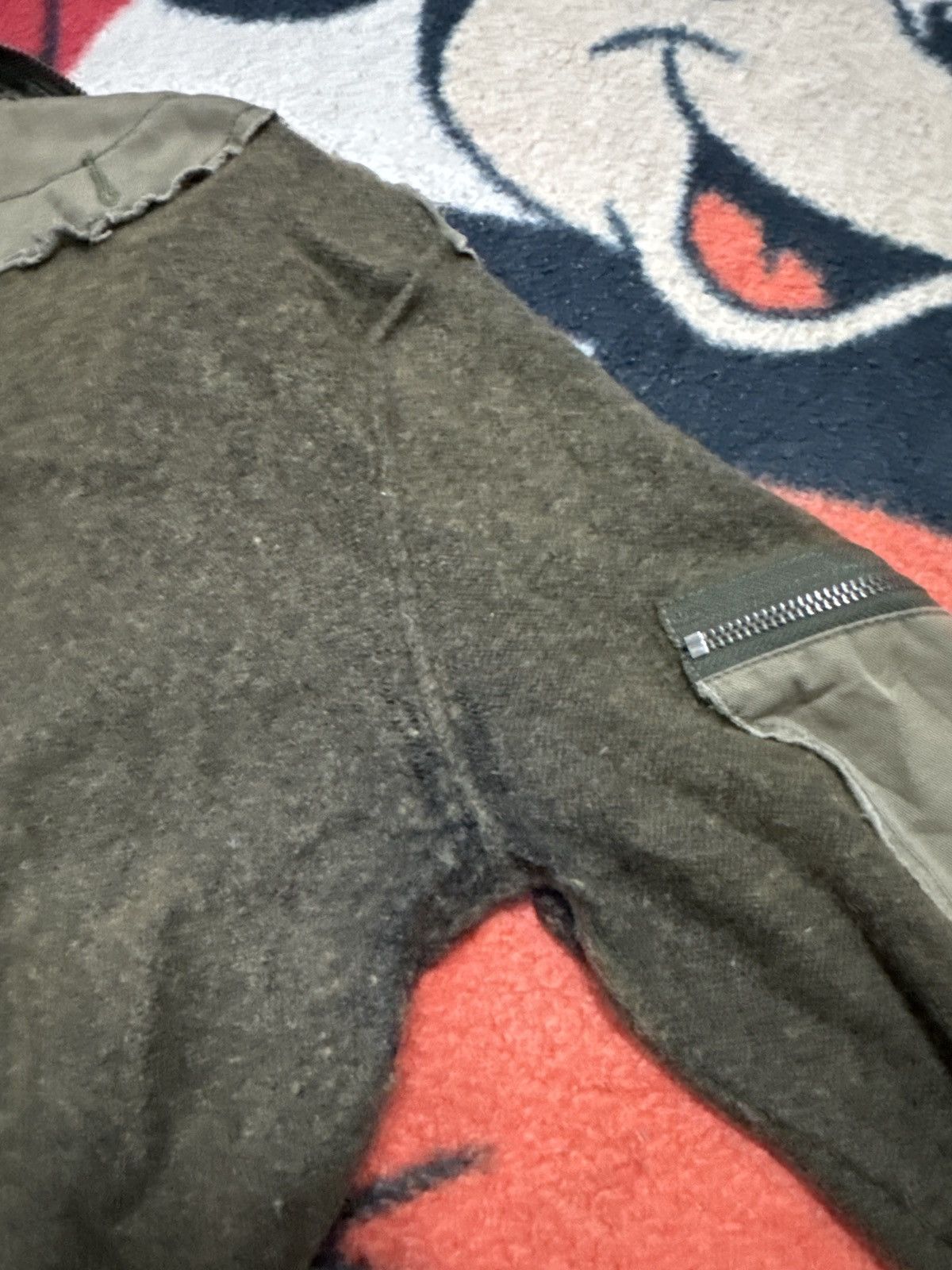 Diesel × If Six Was Nine DIESEL PATCHWORKS MILITARY STYLE SWEATER Size US L / EU 52-54 / 3 - 3 Thumbnail