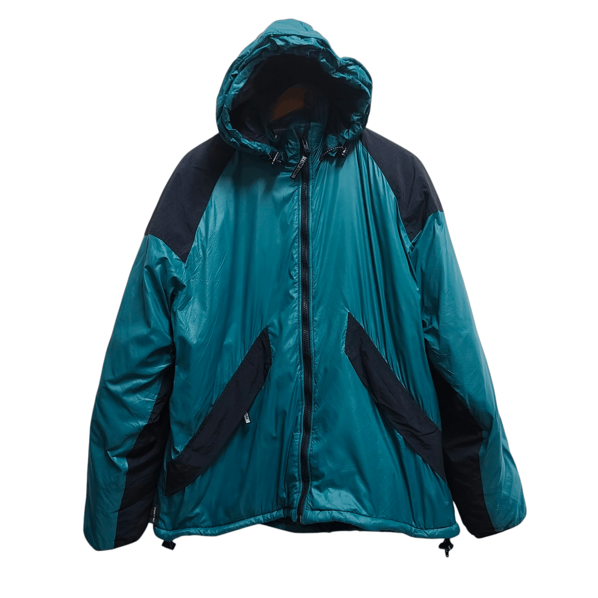 Japanese Brand × MasterPiece Masterpiece Pertex Green Black Puffer Jacket Size US L / EU 52-54 / 3 - 3 Thumbnail