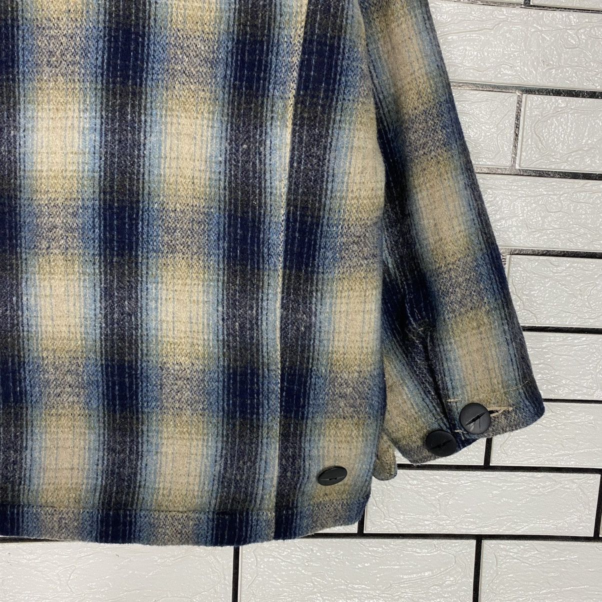 Japanese Brand 🔥VINTAGE WOOL JACKET TARTAN DESIGN LIPSTAR ISSEY MIYAKE Size US M / EU 48-50 / 2 - 10 Thumbnail