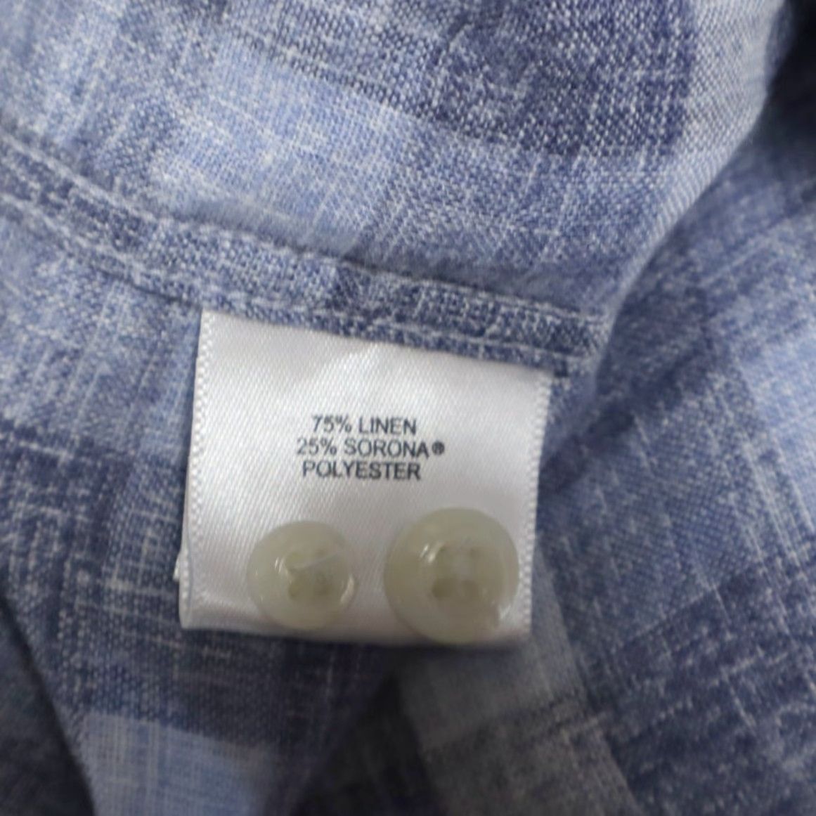 Peter Millar Peter Millar Crown Soft Gingham Linen Check Shirt Blue Men's M Size US M / EU 48-50 / 2 - 6 Thumbnail
