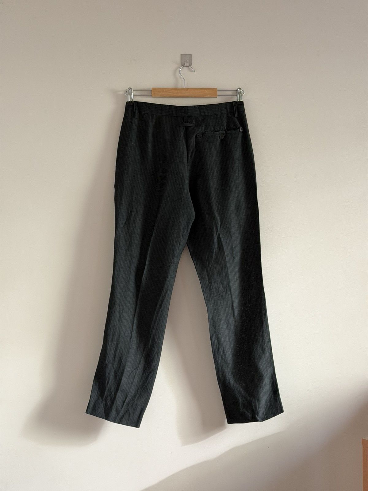Jean Paul Gaultier Jean Paul Gaultier Pinstripe Suit Set Blazer Pants Size 48R - 6 Thumbnail