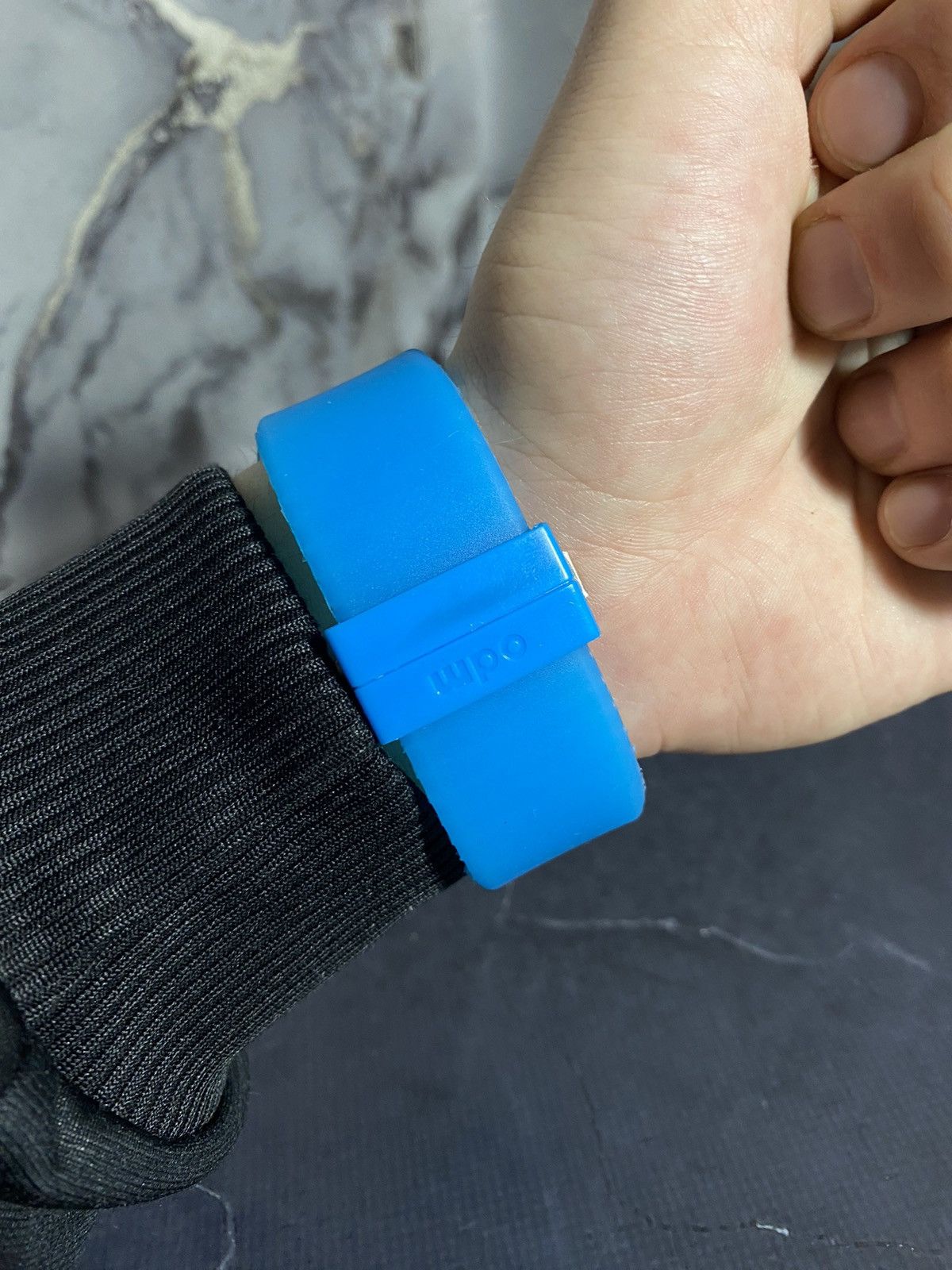 Vintage Digital Watch Blue Silicone Strap Japanese Brand Size ONE SIZE - 3 Thumbnail