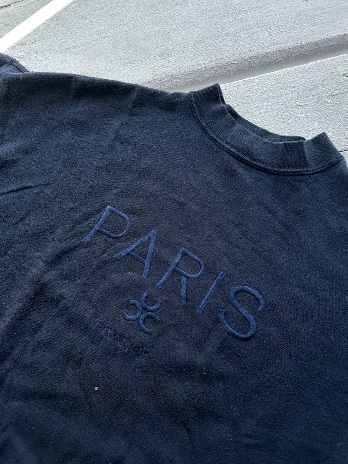 Vintage 🚨90s PARIS FRANCE Big Logo Oversized Sweatshirt y2k rare Size US L / EU 52-54 / 3 - 5 Thumbnail