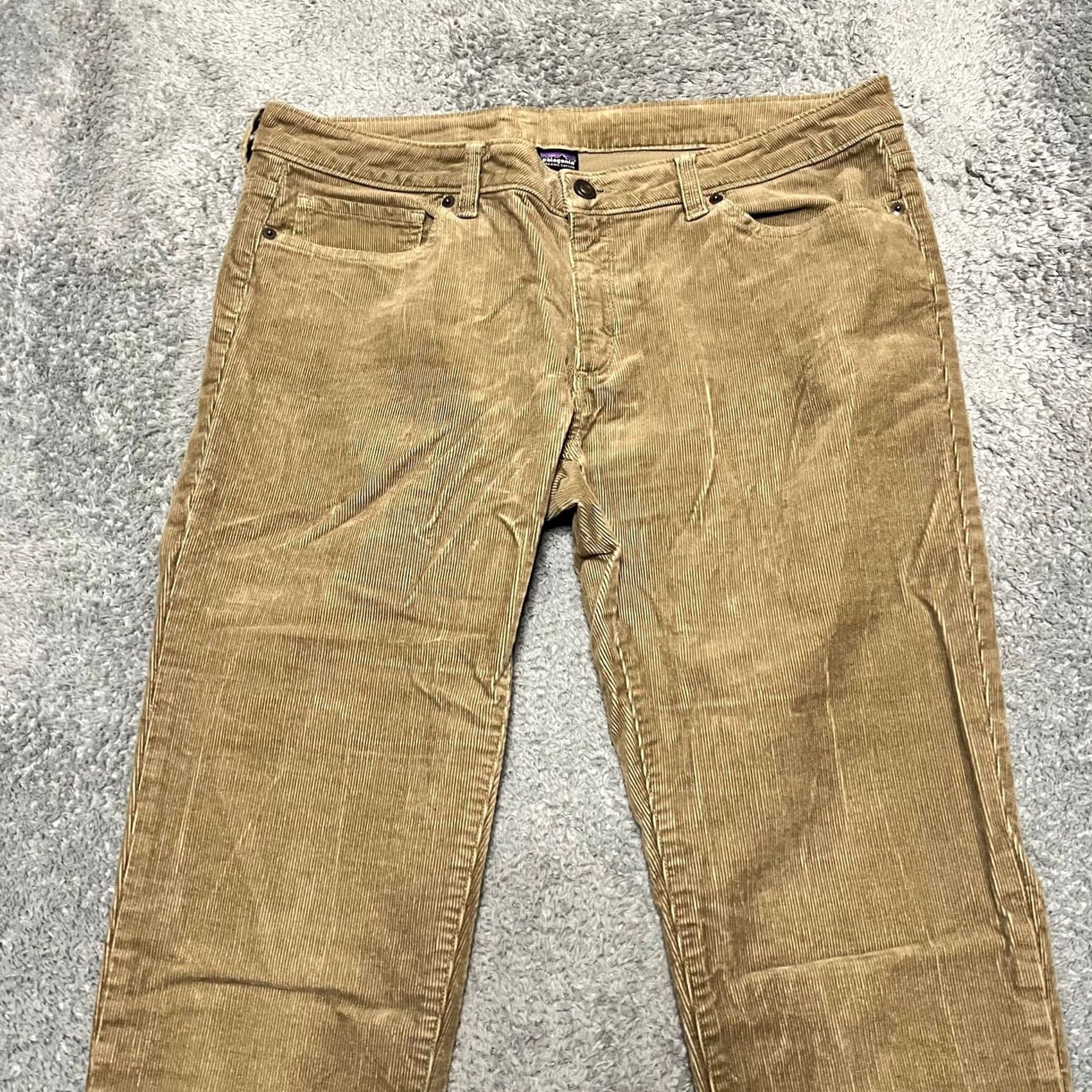 Patagonia Patagonia Pants Womens 32 Brown 36x31 Khaki Slim Corduroy Fitted Size 24" / US 00 / IT 34 - 2 Thumbnail