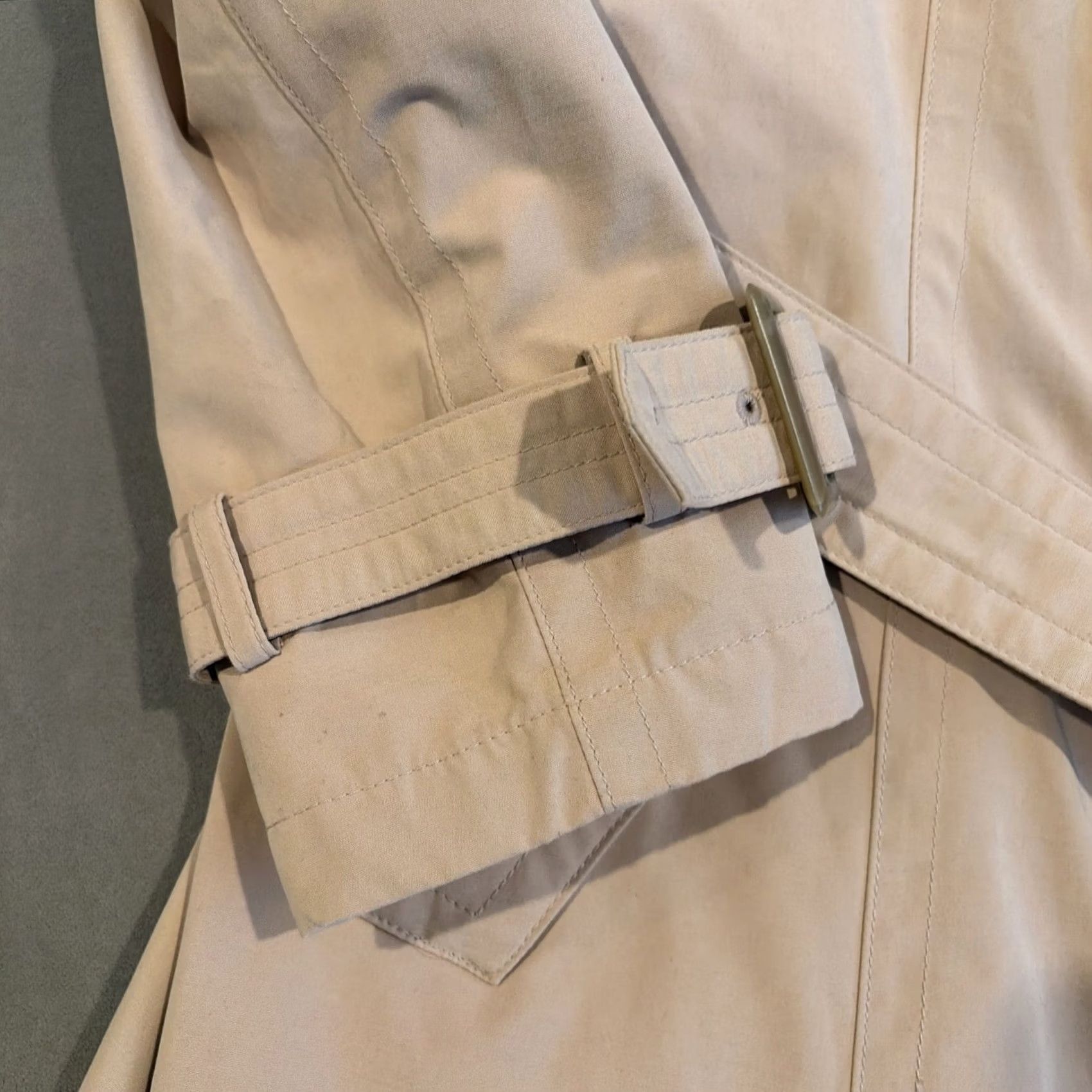 Pendleton Pendleton Trench Coat Beige Plaid Lined Belted Rain Jacket Large Womens Size L / US 10 / IT 46 - 2 Thumbnail