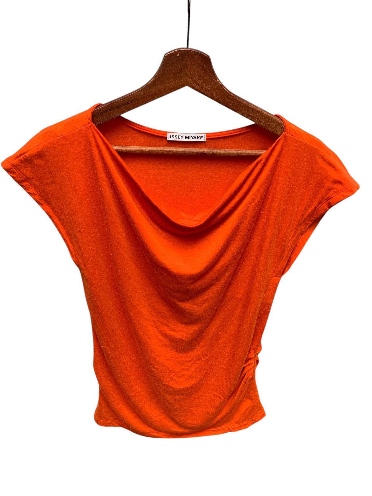 Issey Miyake ISSEY MIYAKE Lyocell Tunic Top IM93JK563 Orange 2 Size M / US 6-8 / IT 42-44 - 4 Thumbnail