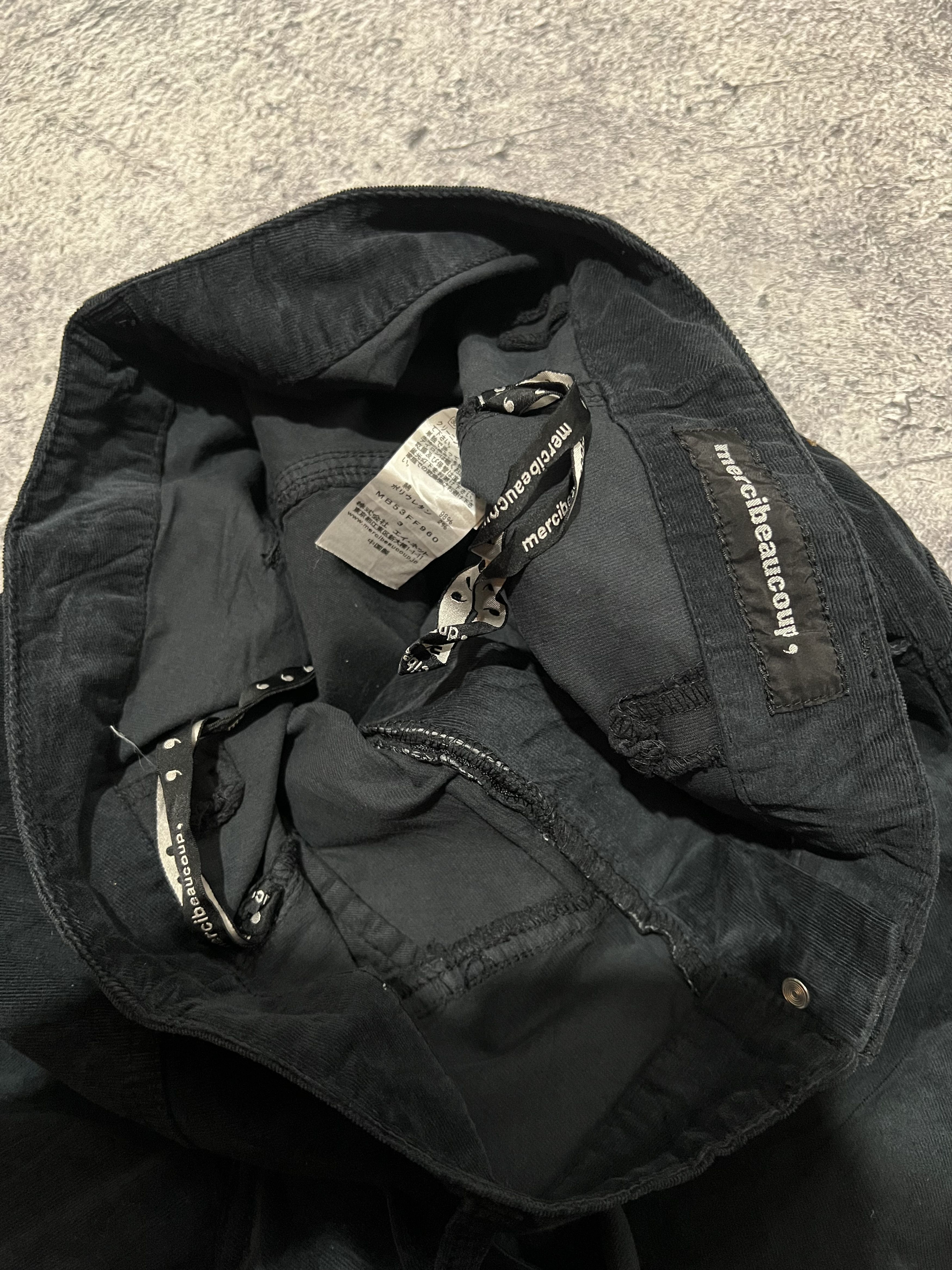 Issey Miyake 2000s Archival Mercibeaucoup Corduroy Pants y2k Lgb Size US 32 / EU 48 - 6 Thumbnail