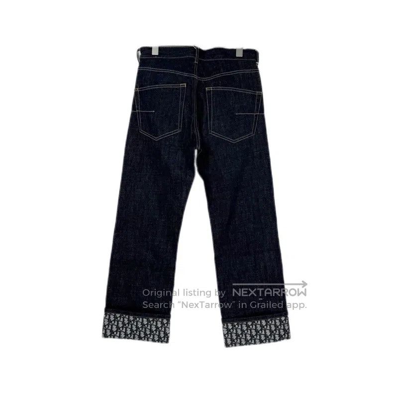 Dior Dior Dark blue rim full logo trouser leg jeans Size 42" / US 20 - 2 Thumbnail