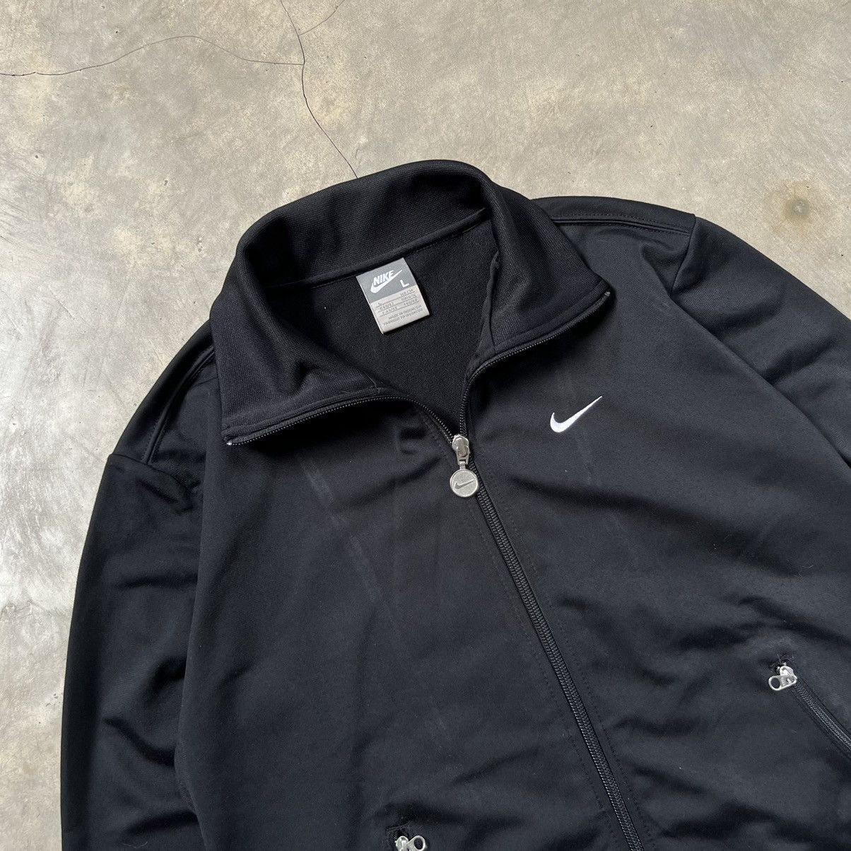 Nike Y2K Nike Crop Track Jacket Size L / US 10 / IT 46 - 2 Thumbnail
