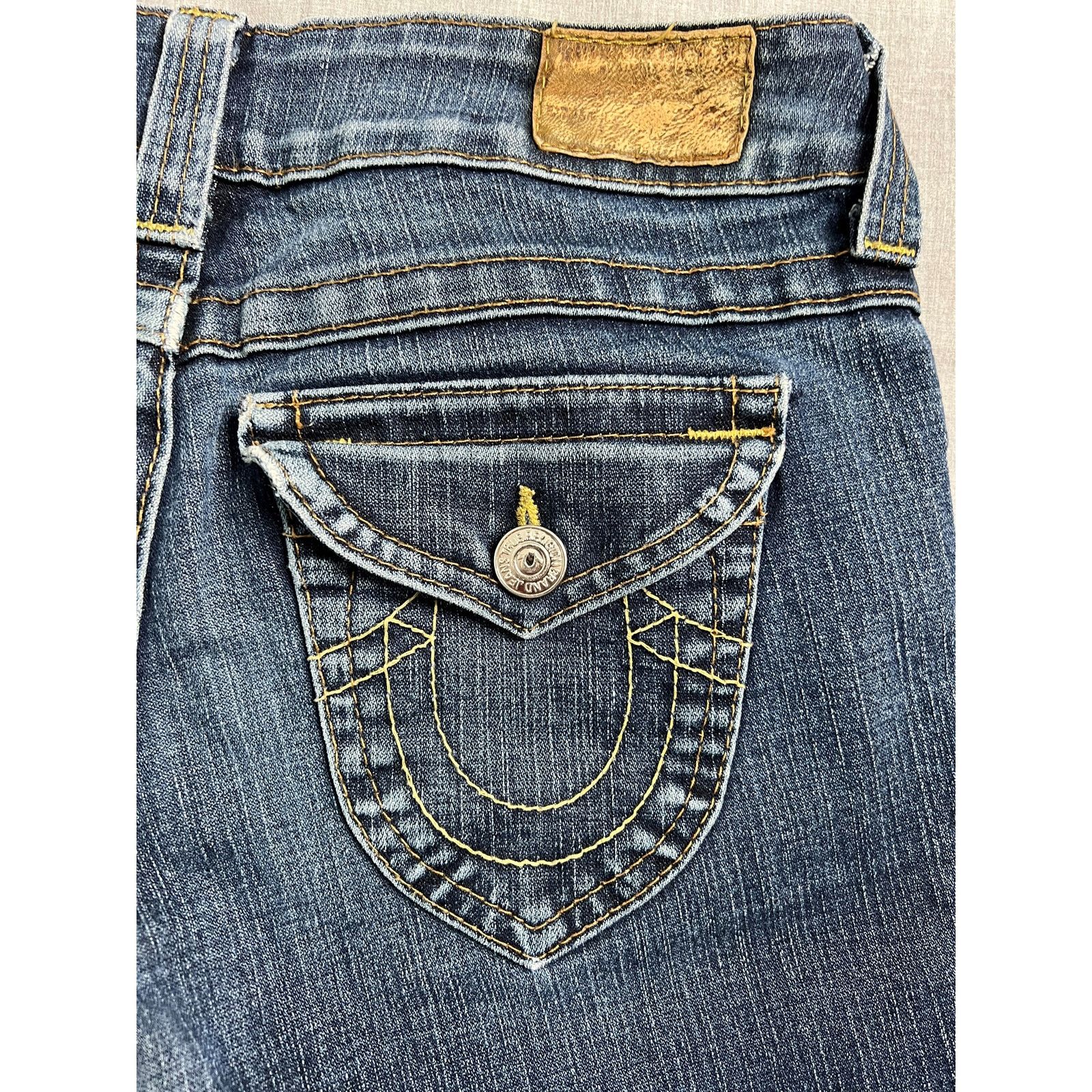 True Religion True Religion Flap Pocket Low Rise Jeans Women's 28 Size 28" / US 6 / IT 42 - 4 Thumbnail